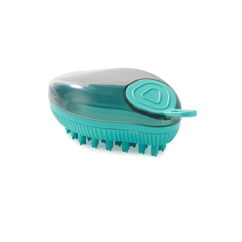 The Ultimate Dog Bath Brush With Soap Dispenser