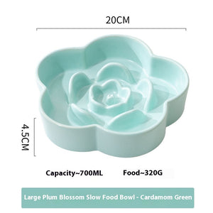 Enhance Your Pet's Dining Experience with Our Ceramic Slow Feeding Bowl