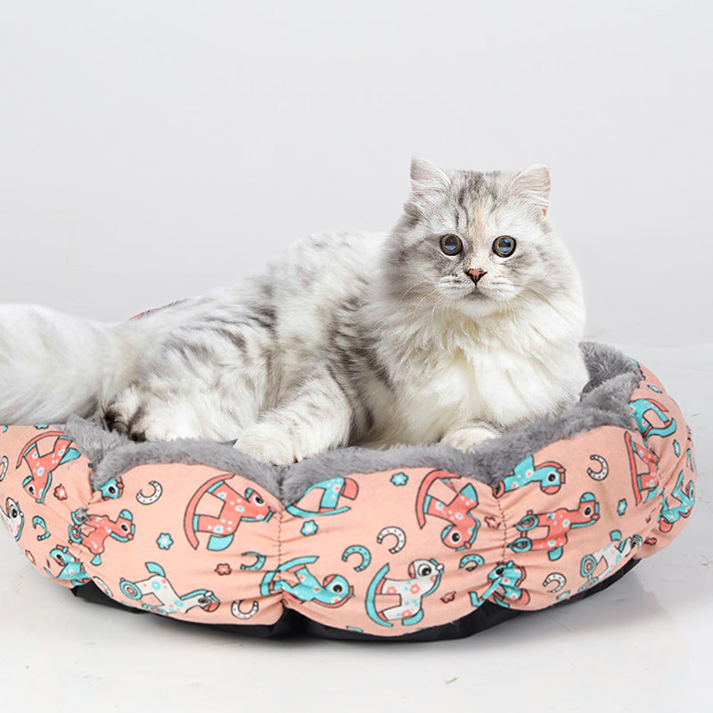 Beds For Indoor Cats Calming Donut Bed