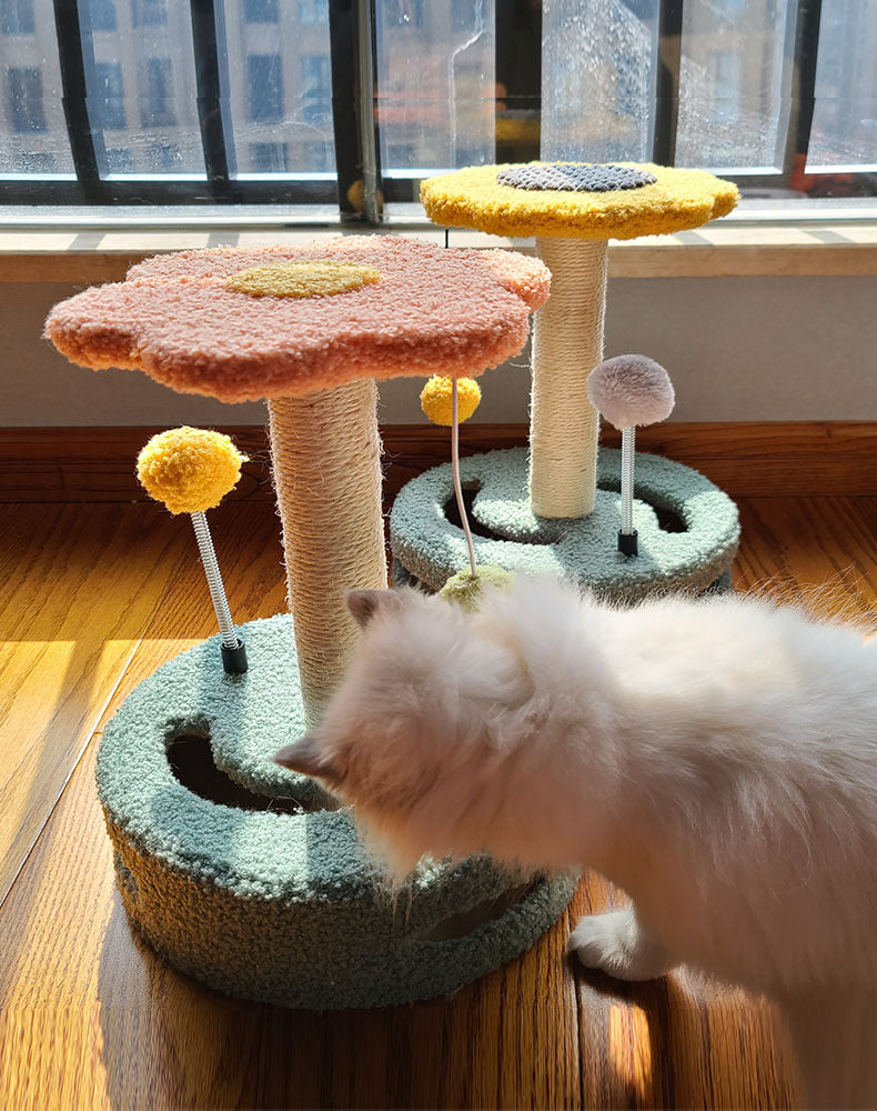 Flower Cat Tree Station