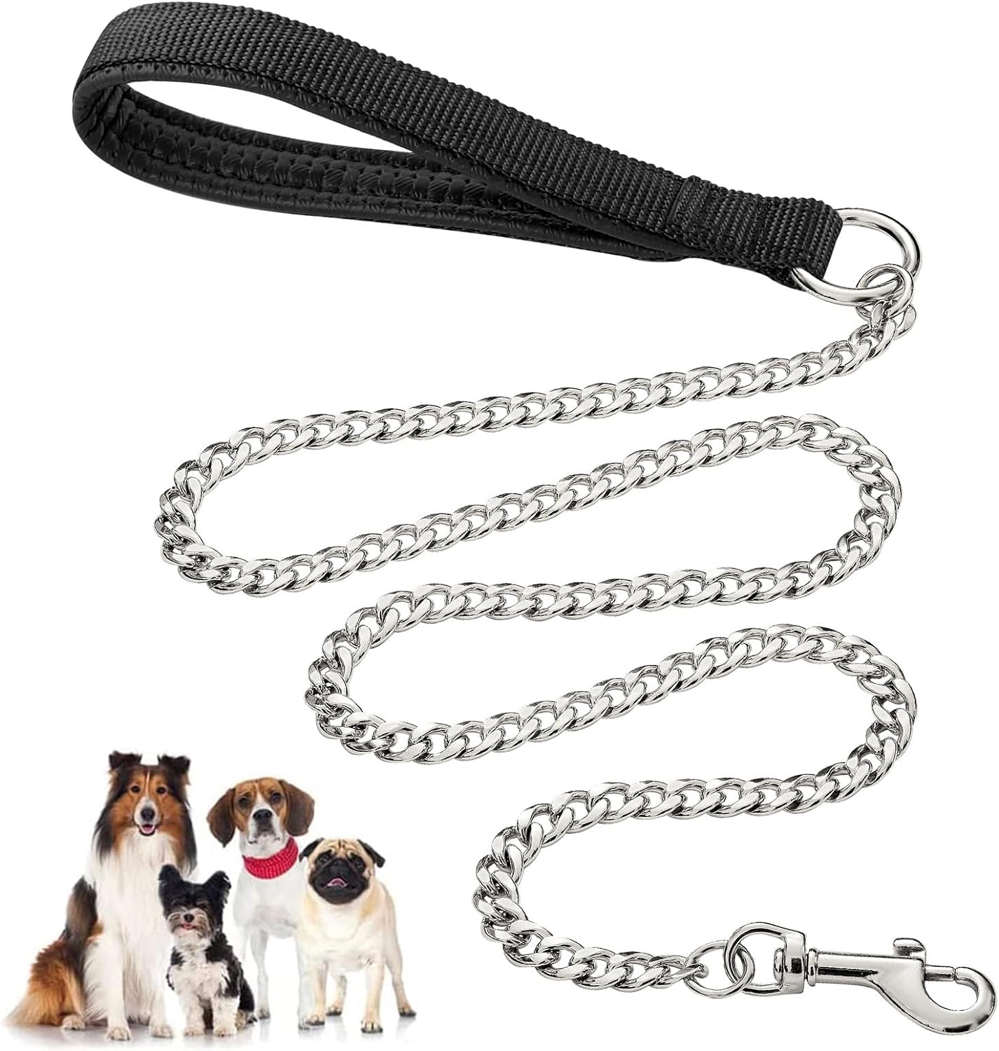 Heavy Duty Metal Dog Leash Chew Proof