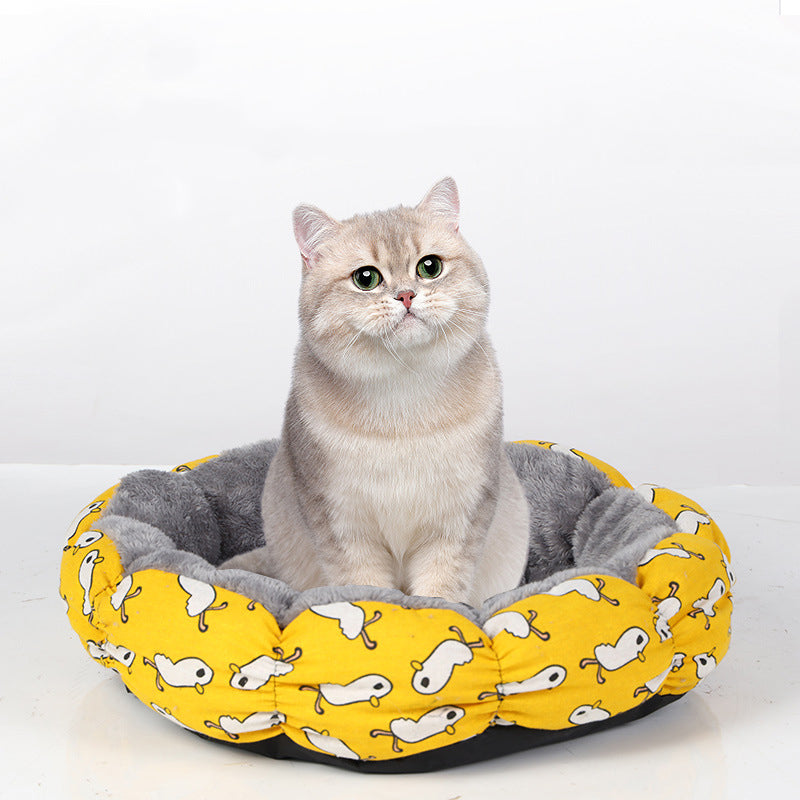Beds For Indoor Cats Calming Donut Bed