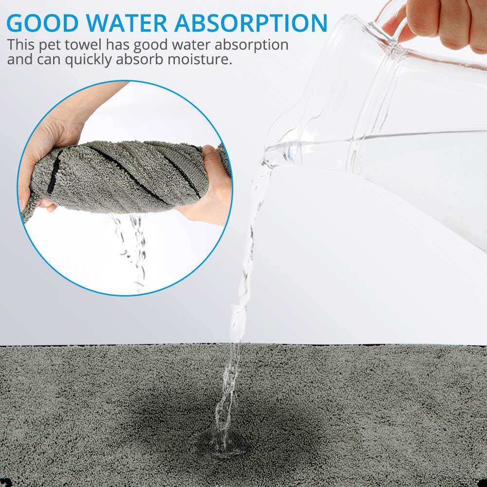 Super Absorbent Dog Bathrobe Bath Towel