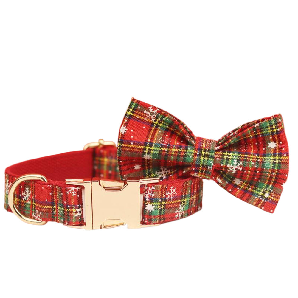 Pet Collar Plaid Dog Rope Leash