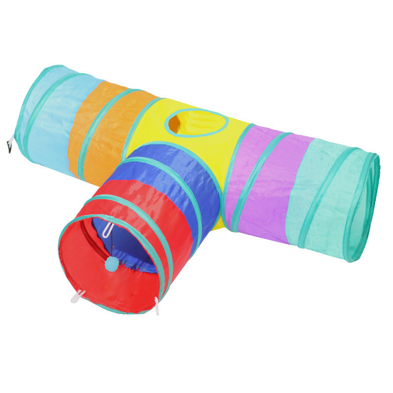 Cat Tunnel Foldable Pet Path Cat Toys