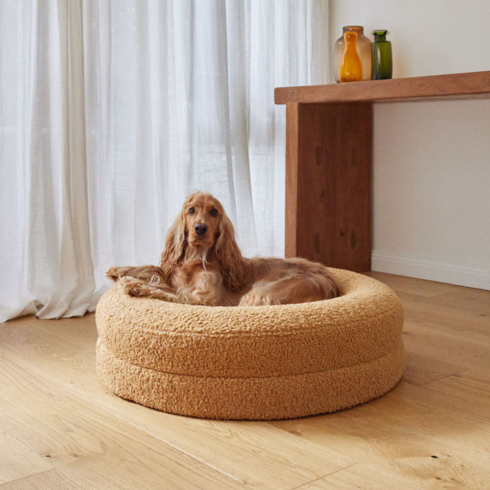 Solid Color Leisure Pet Round Bed