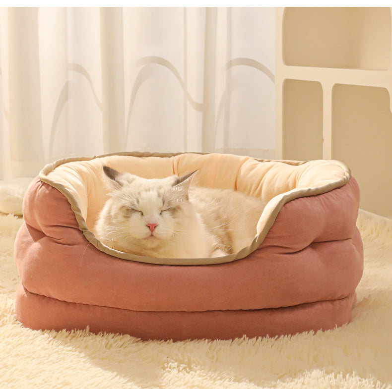 Pet Dog Sofa Bed Provides Warmth