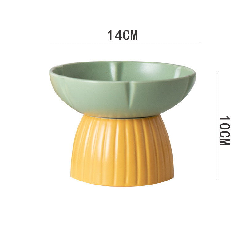 Pet Macarons Feeding Ceramic Bowl