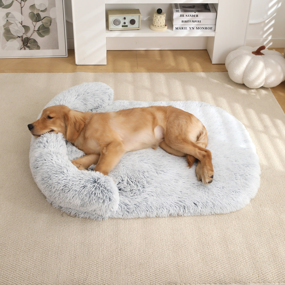 Plush Pet Bed Warm Cushion