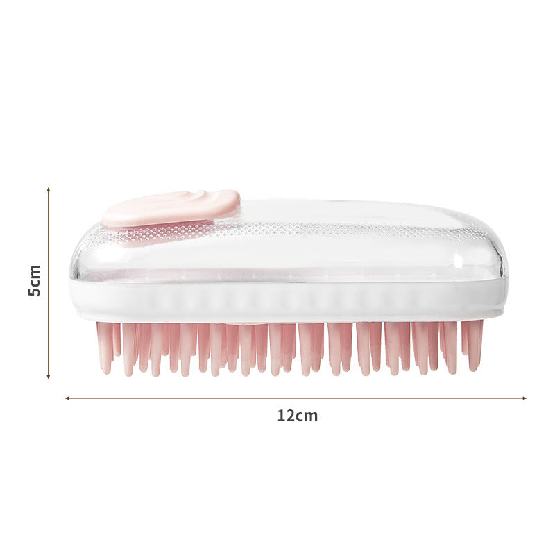Silicone Bath Brush For Pets Massage Brush
