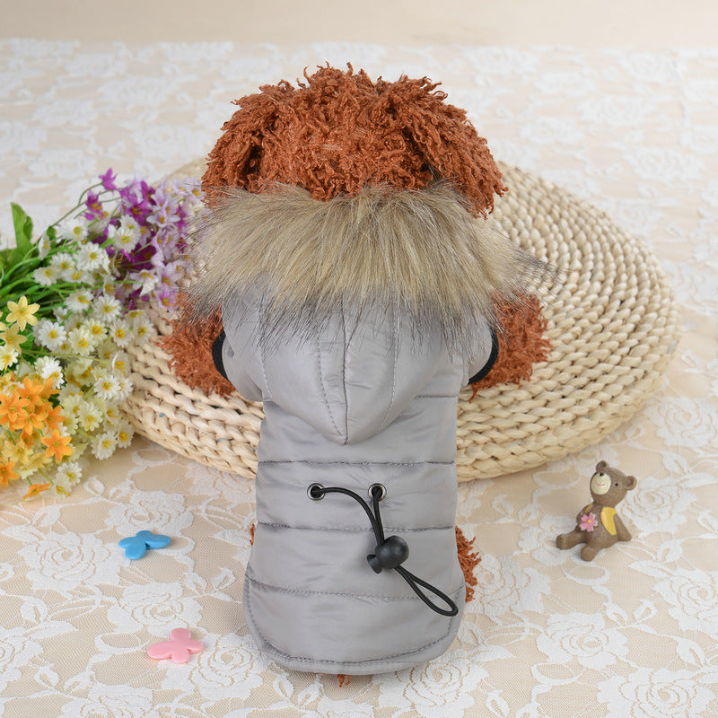 Pet clothing winter down padded jacket