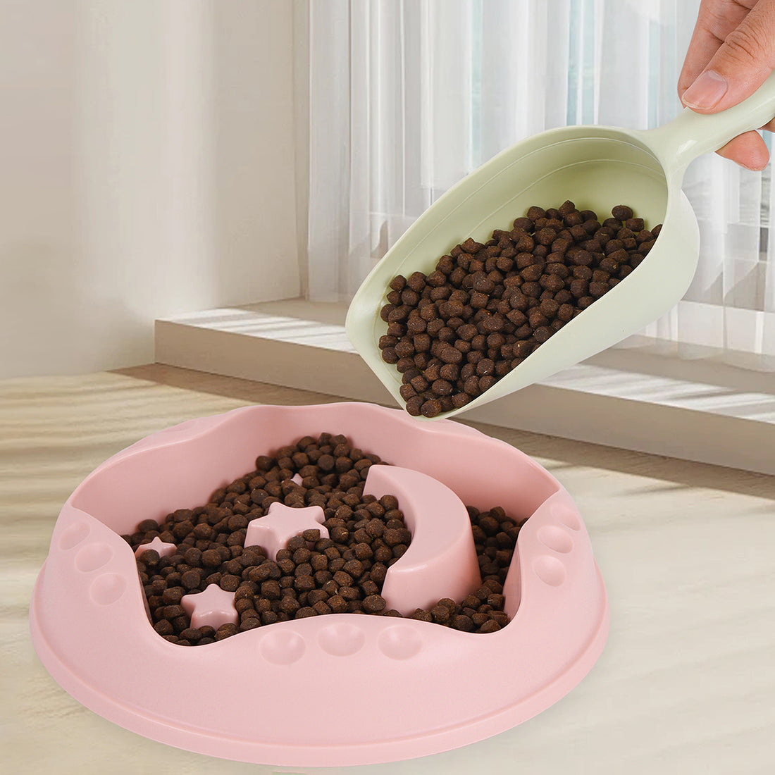 Pet Slow Food Bowl Large Capacity
