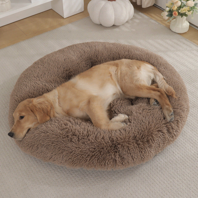 Plush Warm Sleep Dog Bed