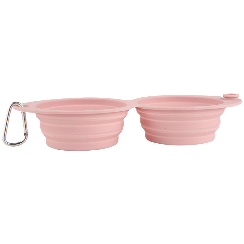 Pet Silicone Foldable Bowl Outdoor Feeding