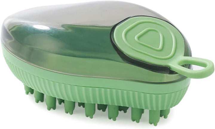 Dog Bath Brush With Soap Dispenser