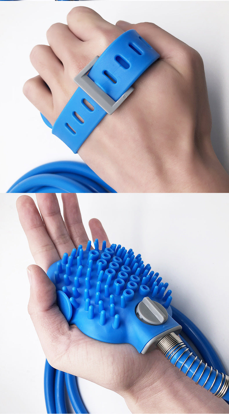 Silicone Nozzle Hand-held Shower Brush