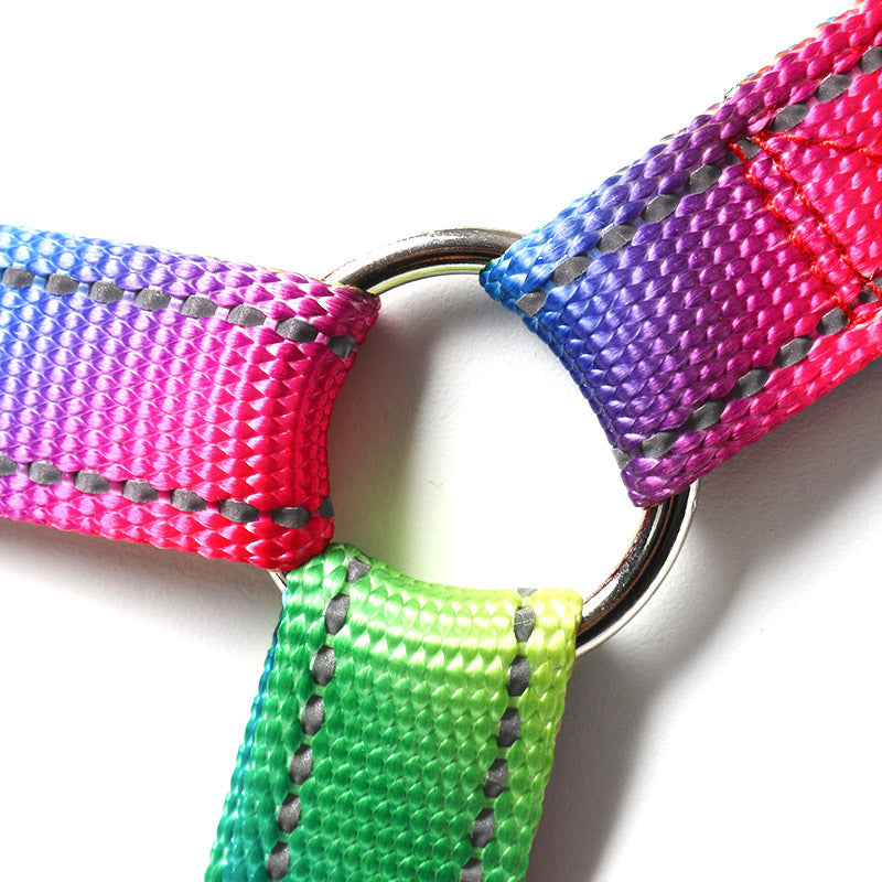 Creative Color Dog Leash Pet Vest
