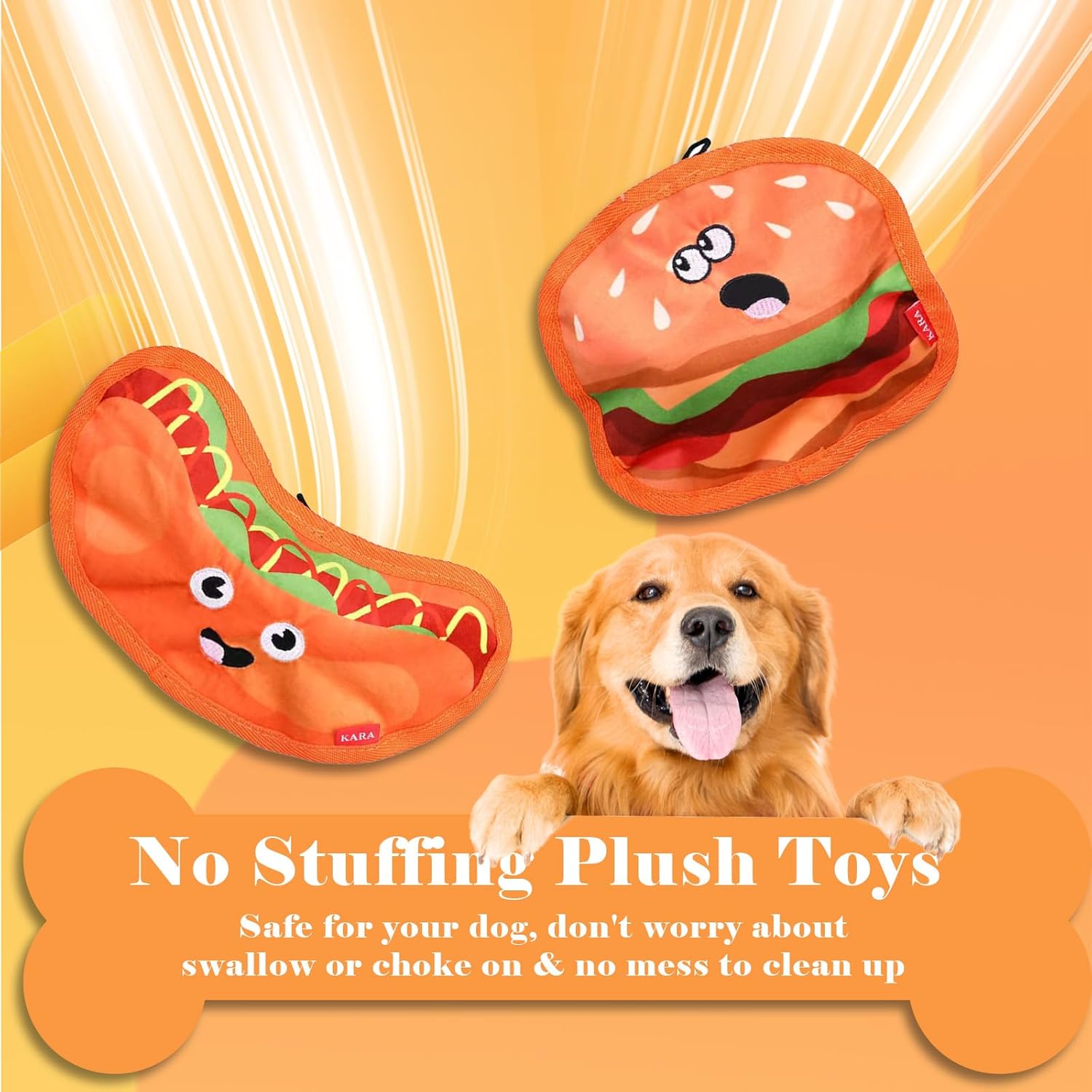 Crinkle Dog Toys Squeaky Dog Toys