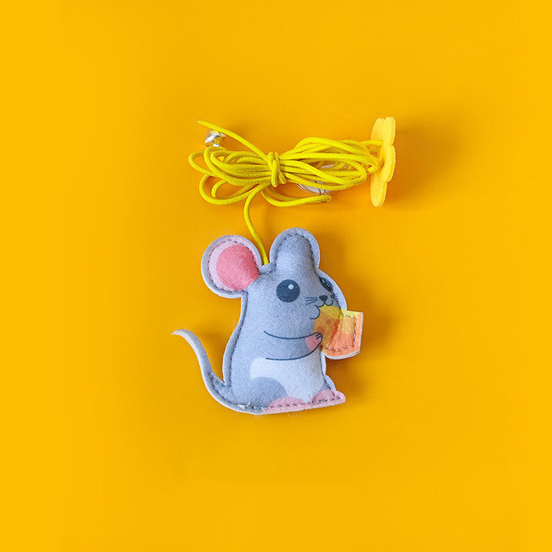 Pet Felt Toys Retractable Catnip