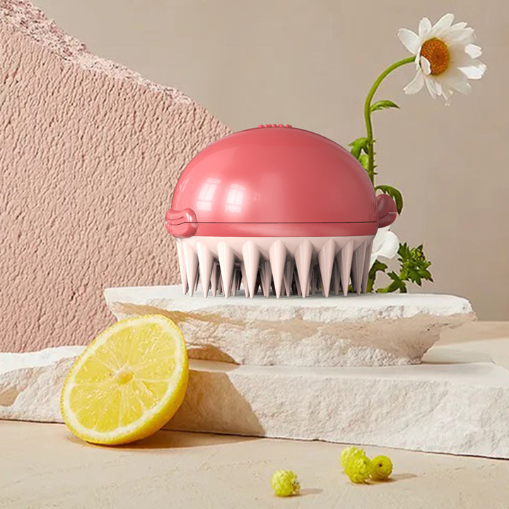 Pet Puffer Bath Brush Refillable