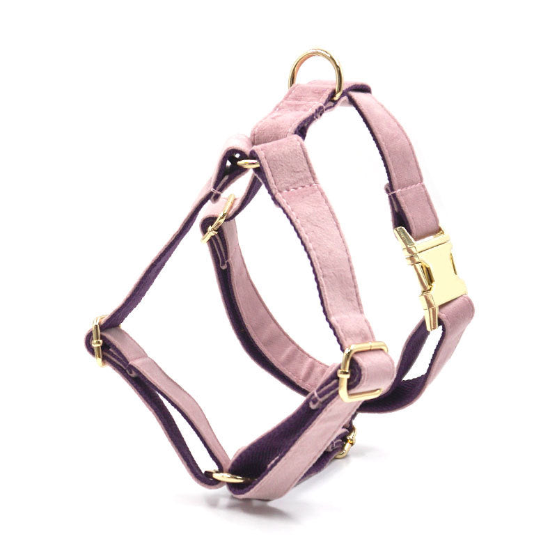 Green Velvet Dog Leash Pet Collar
